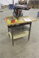 SEARS CRAFTSMAN RADIAL ARM SAW WITH ACCESSORIES