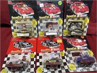 6 NIB 1:64 Scale NASCAR DIE-CAST