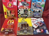 6 NIB 1:64 Scale NASCAR DIE-CAST