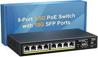 155$-8 Port 2.5G Base-T PoE Switch Unmanaged