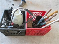 2 Crates of Yard Tools - Pick up only