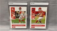 Mahomes & Kelce Panini Chronicles Football Cards