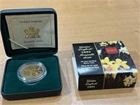 2003 Cdn $.50 Sterling Silver Golden Daffodil