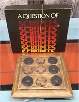 Scruples & Tic-Tac-Toe games