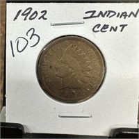 1902 INDIAN DEAD PENNY CENT