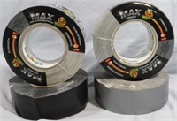 4 ROLLS OF DUCK TAPE MAX 2 STILL IN PACKAGE