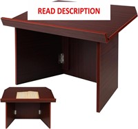 Foldable Tabletop Portable Podium Desk (Brick Red)