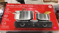Double burner hotplate