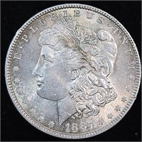 1887 Morgan Dollar - Mint State Morgan w Toning