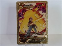 Rare Pokemon Gold Foil Pikachu Vmax