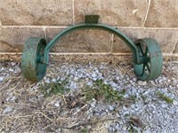 Steel Wheels & A xle for Cart or Trailer