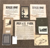 Early Adirondack Hotel Booklets, Calendar,