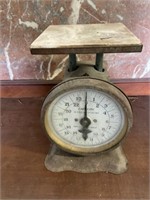 Antique capacity scale