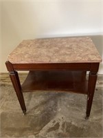 Antique marble top table