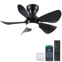 Kviflon Ceiling Fans with Lights and Remote Contro