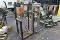 Qty (2) Heavy Metal Roll Press Stands