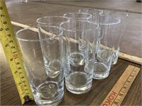 Glasses with etched "G"