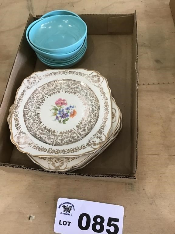 PLATES AND PLASTIC BOWLS