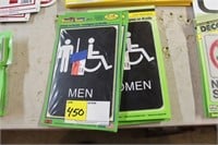 MEN & WOMEN BRAILLE SIGNS