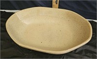 large oblong crock bowl