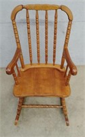 Child's Wooden Rocking Chair