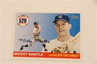 2008 Topps Mickey Mantle no. MHR520