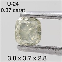 $550  Rare Fancy Natural Color Diamond(0.37ct)