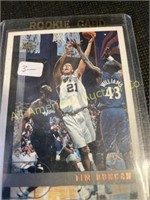 1997 Topps Tim Duncan Rookie card