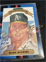 1987 Donruss Mark McGwire card