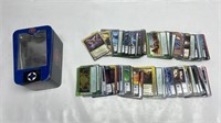 Chaotic card tin with cards hallows and commons