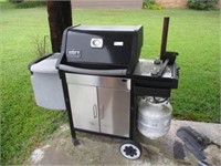 Weber Genesis is silver gas grill