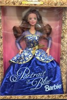 Portrait in Blue Barbie