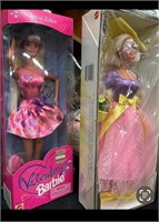 (2) Barbie Dolls-Spring Blossom & Valentine