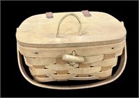 4 x 5 “ x 7 “ Handwoven Longaberger Basket