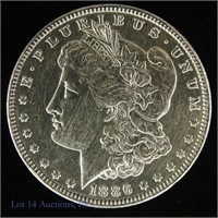 1886 Silver Morgan Dollar (BU P/L)