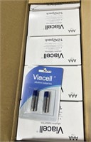 Lot of (2) retail cases of viacell alkaline