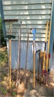 Assorted yard tools