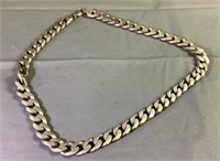 22" Heavy Sterling Silver Necklace