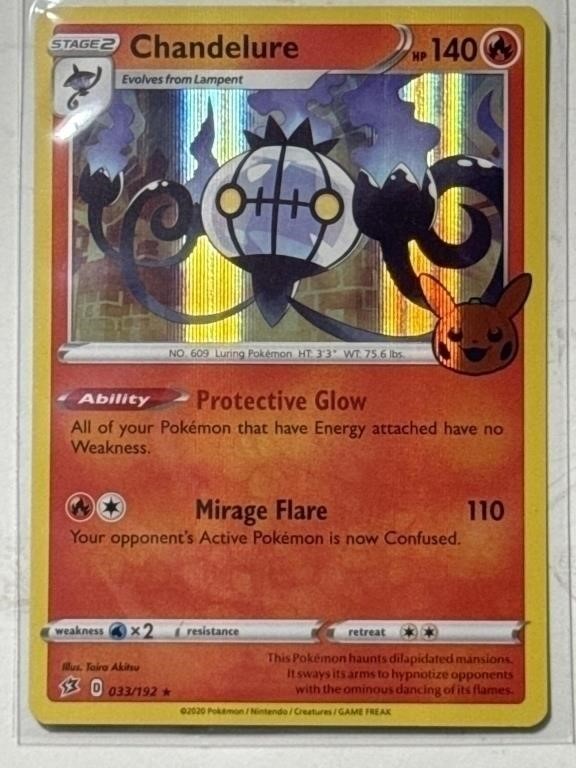 Pokémon TCG Chandelure Trick or Trade Holo!