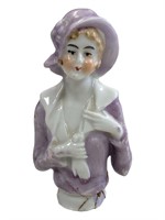 Vintage Victorian Porcelain half-Doll