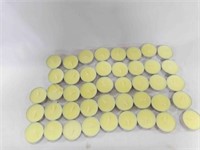 Lemon Citronella Tea Lights Candles - 43 Total