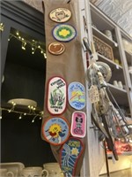 Girl Scout Sash with Patches
