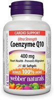 New Webber Naturals coenzyme Q10 capsules,2pack