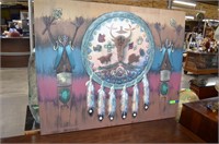 Teresa Signed Oil Painting Native American