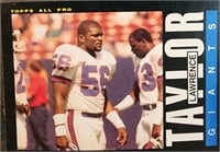 Three 1985 Lawrence Taylor Topps Cards #124 HOF