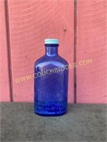 Cobalt Blue Milk of Magnesia Bottle