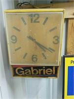 Gabriel shock absorbers Advertising  Clock. This