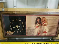 Snap-on racing Advertising  Clock. This measures