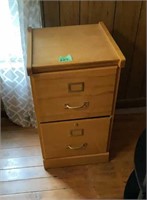 Wood file cabinet