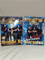 Lot of 2 Stargate SG1 & Atlantis TV Zone Magazines